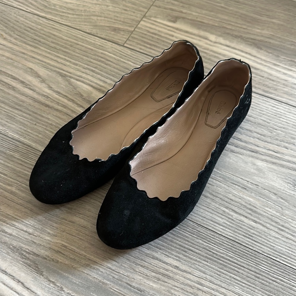 Chloe Suede flats